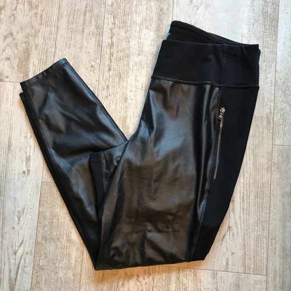 old navy faux leather pants